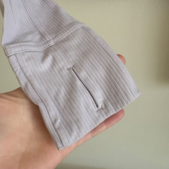 Lululemon Athletic Ribbed Nulu Cropped Define Jacket Lavender Women’s Size 6 - Picture 6 of 10